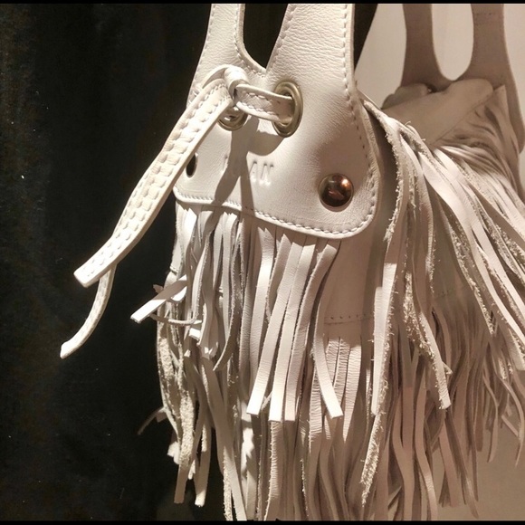 🎉HP🎉NWOT Vintage Hogan Fringed Handbag - Picture 5 of 8